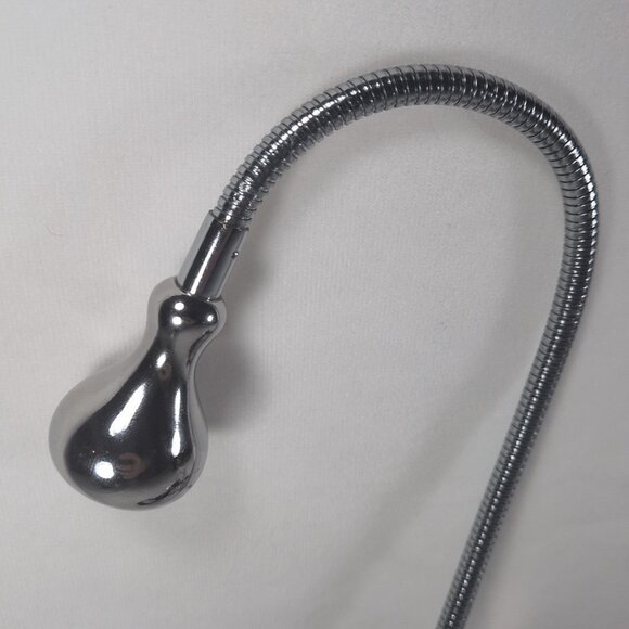 IKEA Jansjo Flexible Gooseneck Lamp Clip On Silver Light Clamp Articulating Spot - Picture 2 of 13